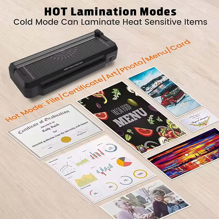 OL292 A4 Thermo-Rollenpapierlaminator